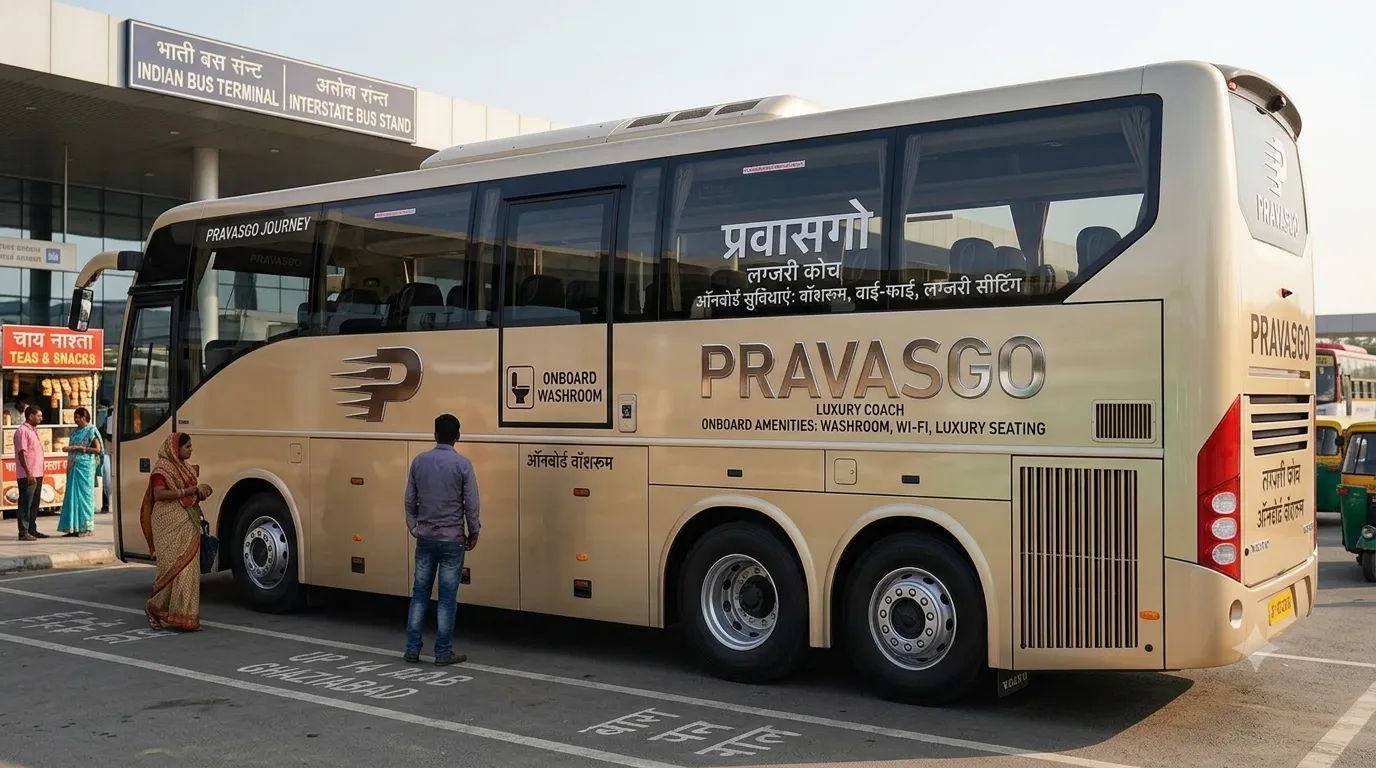  9600 Volvo Bus With Washroom