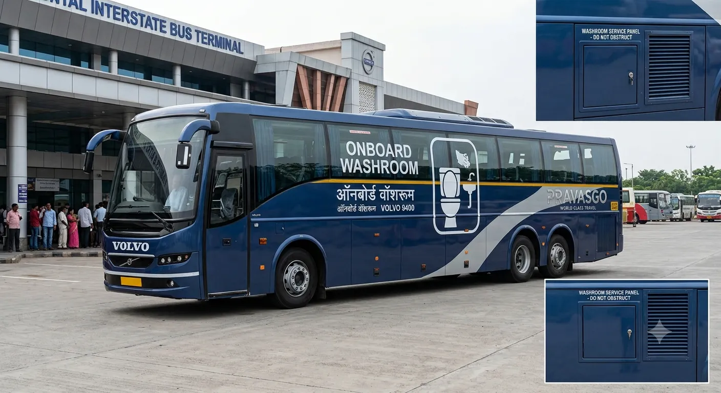 9400 Volvo Bus with washroom